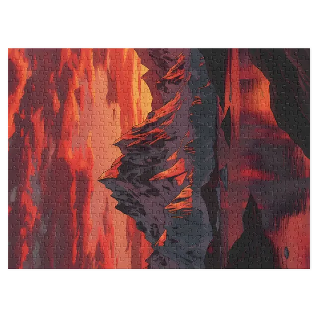 Alpine Sunset Reflection | Jigsaw Puzzles