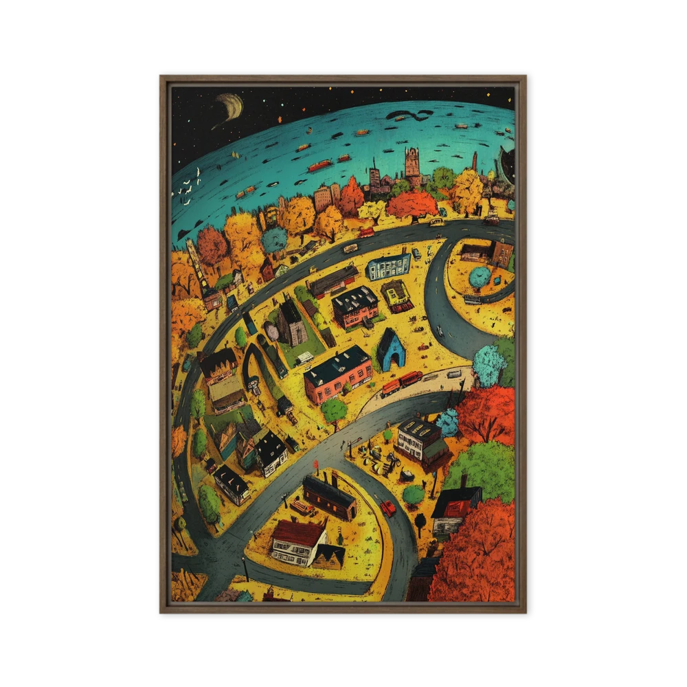 Curving Cityscape | Art Print
