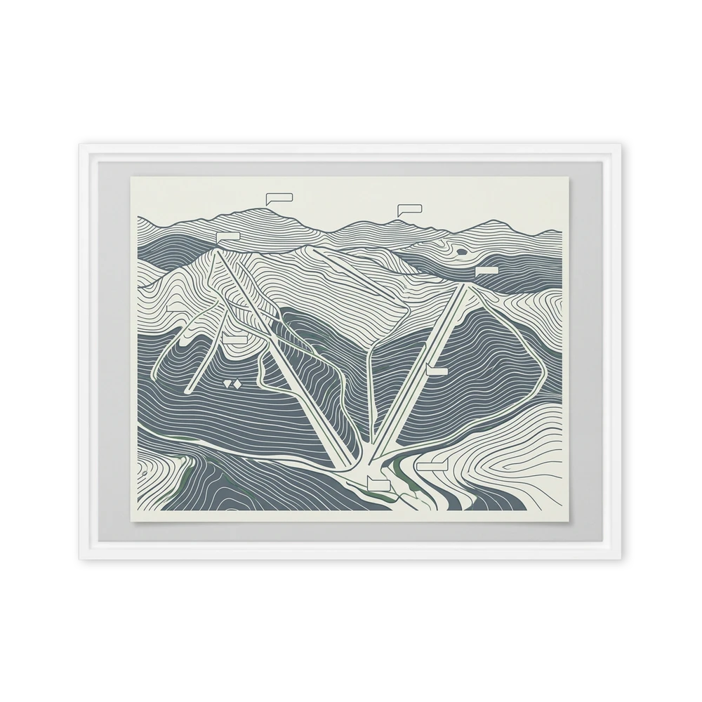 Alpine Slopes Topography | Art Print