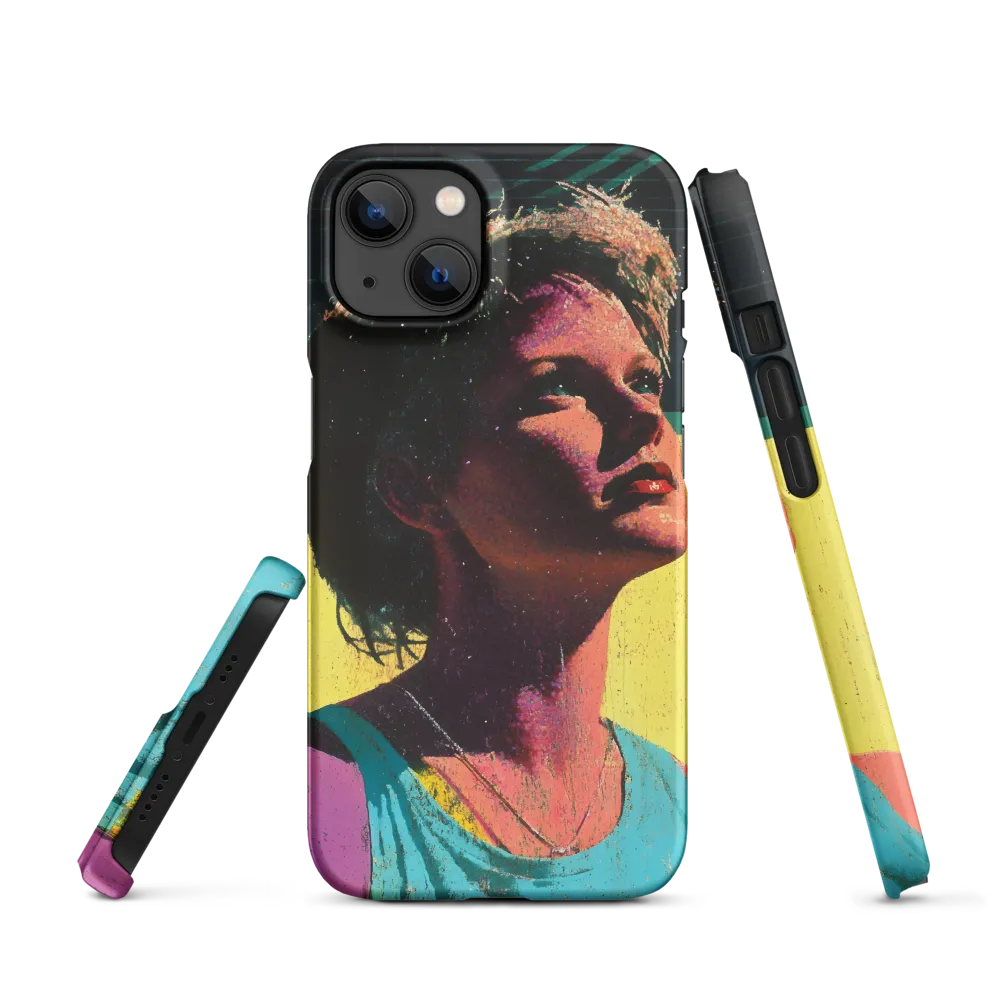 Vibrant Woman Portrait in Pop Art Style | Phone Case