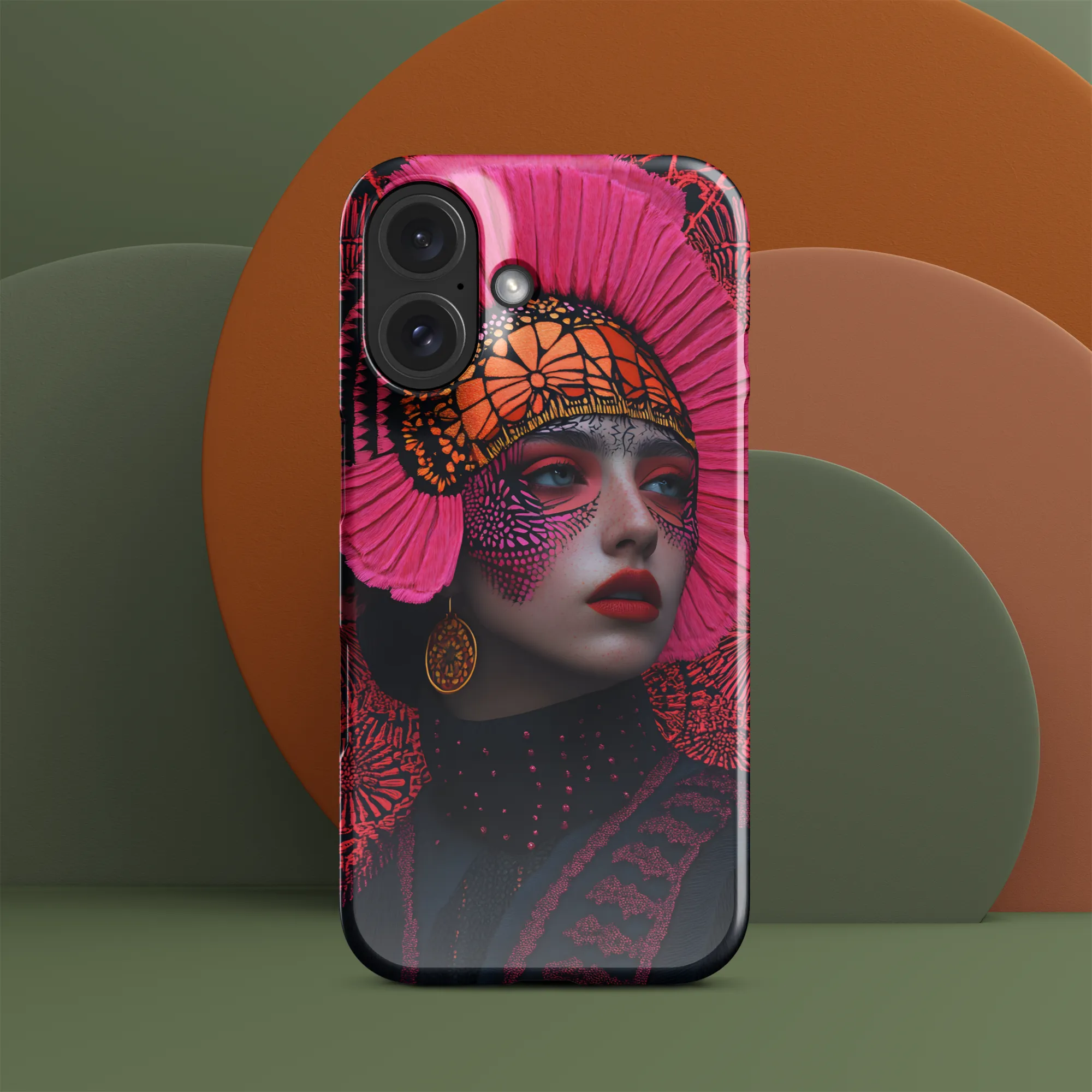 Ornate Tribal Gaze 
 iPhone 17 Pro | Snap Case