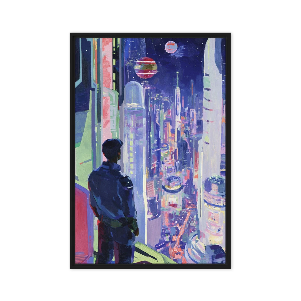 Twilight Metropolis Gaze | Art Print