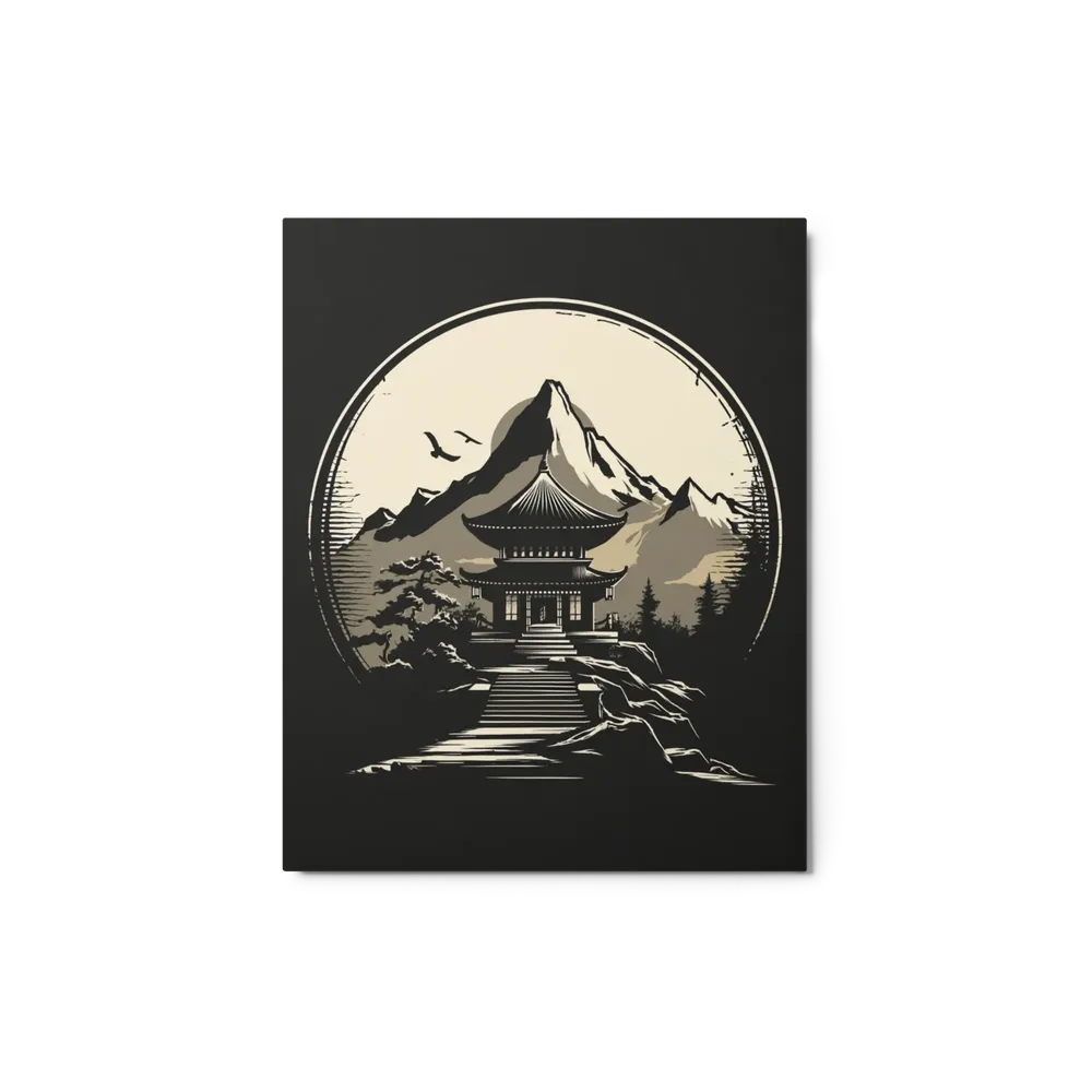 Japanese Mountain Pagoda | Art Print