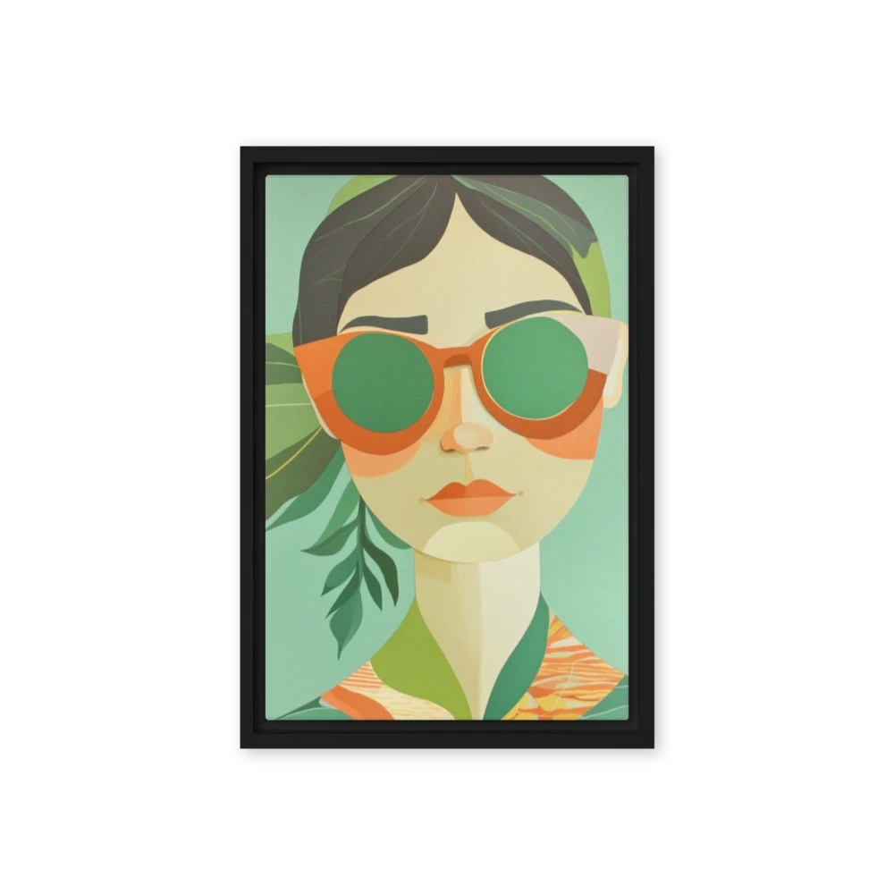 Stylized Woman in Sunglasses