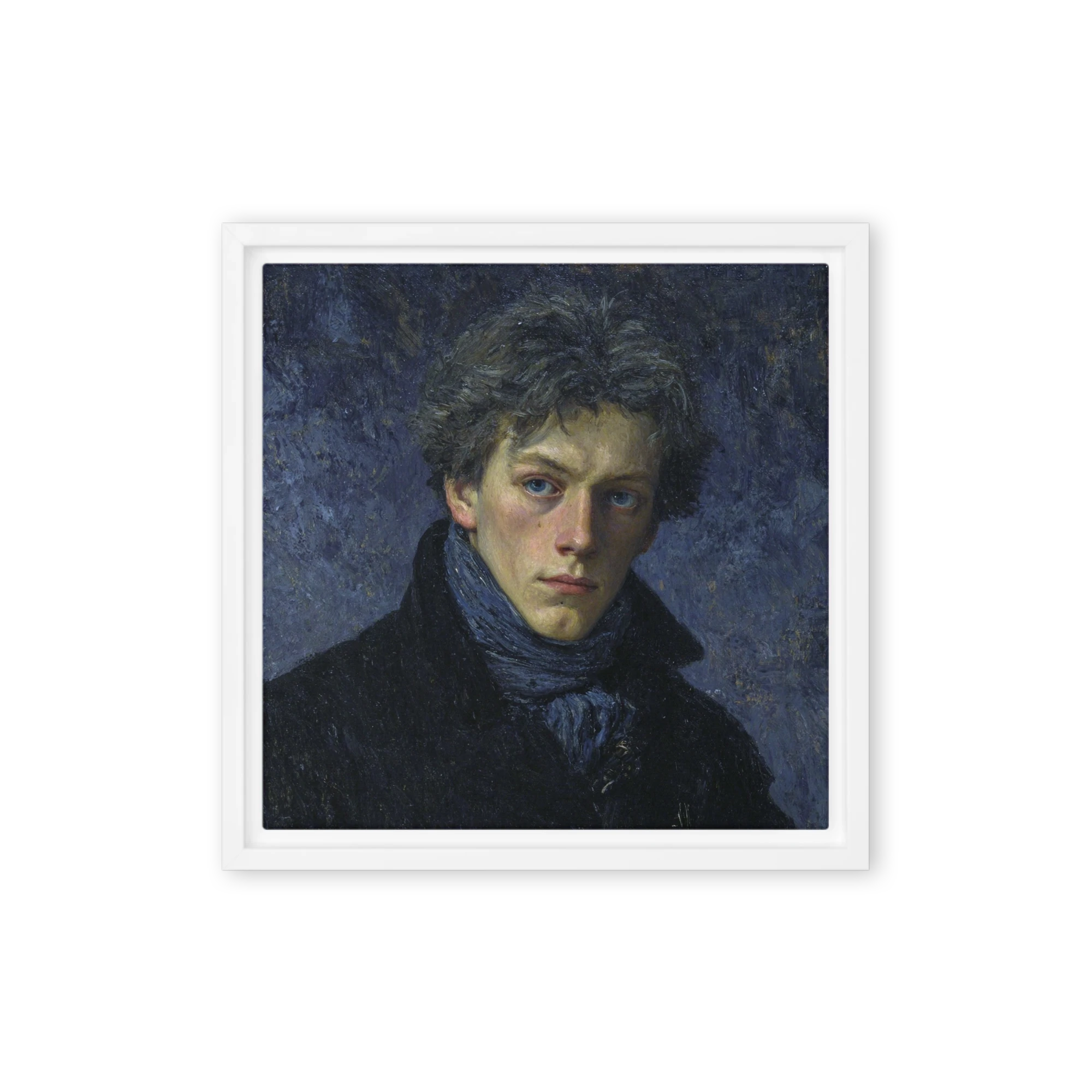 Portrait of a Young Man in Blue