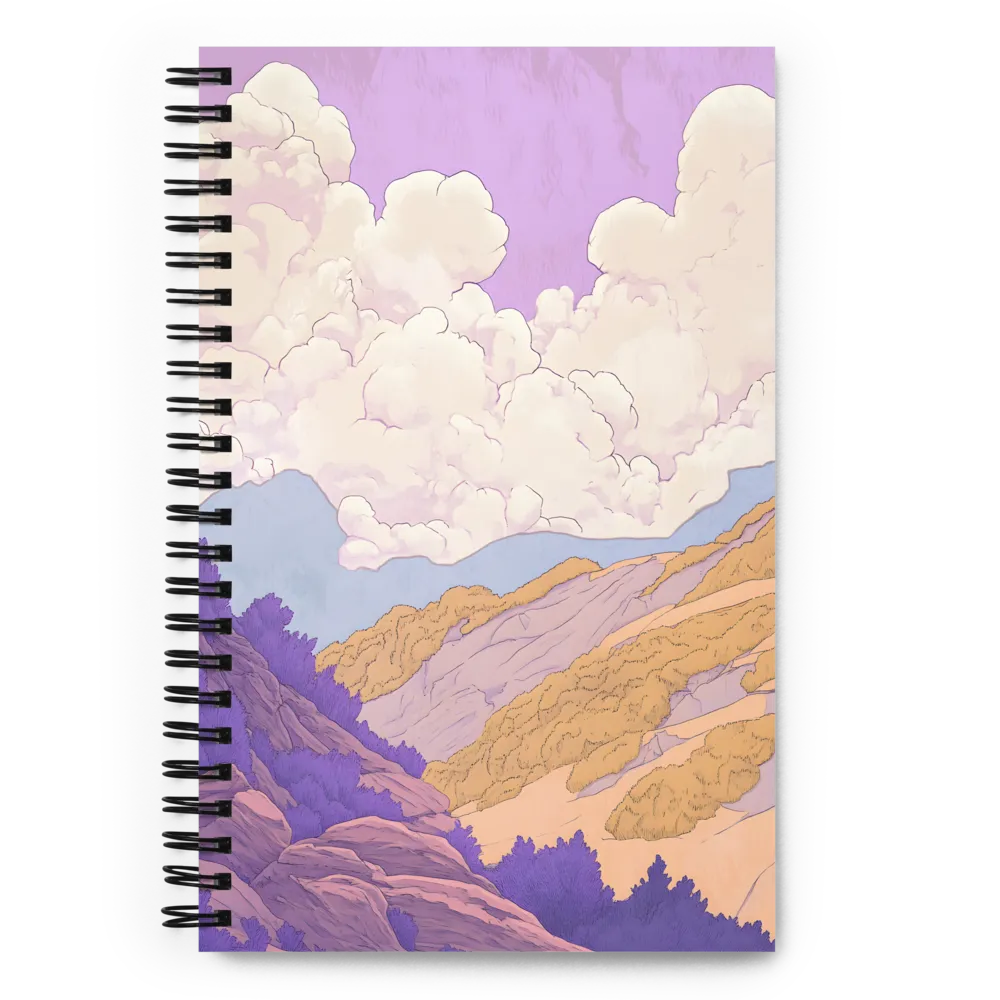 Lilac Mountain Dream 
 Spiral Notebook | 140 pages