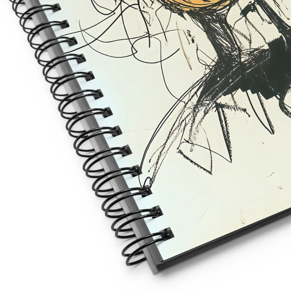 Enigmatic Figure 
 Spiral Notebook | 140 pages