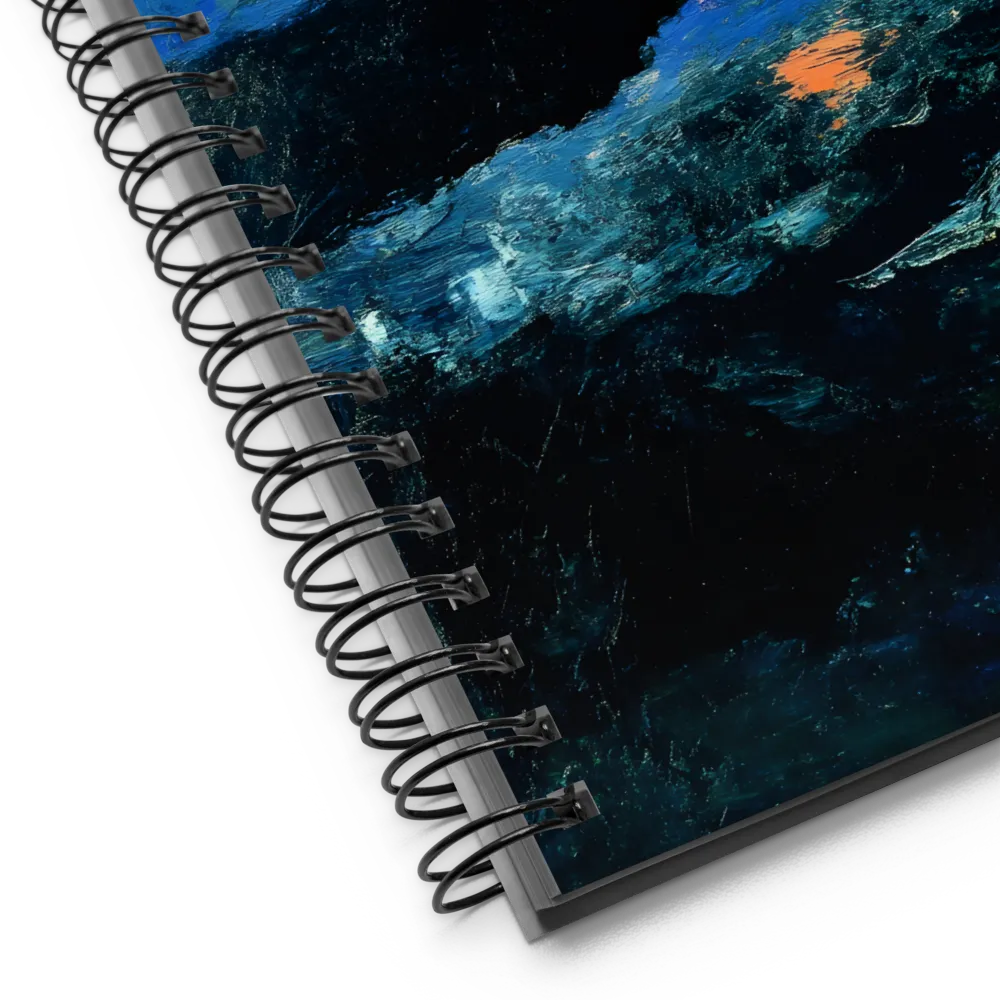 Moonlit Abyss 
 Spiral Notebook | 140 pages