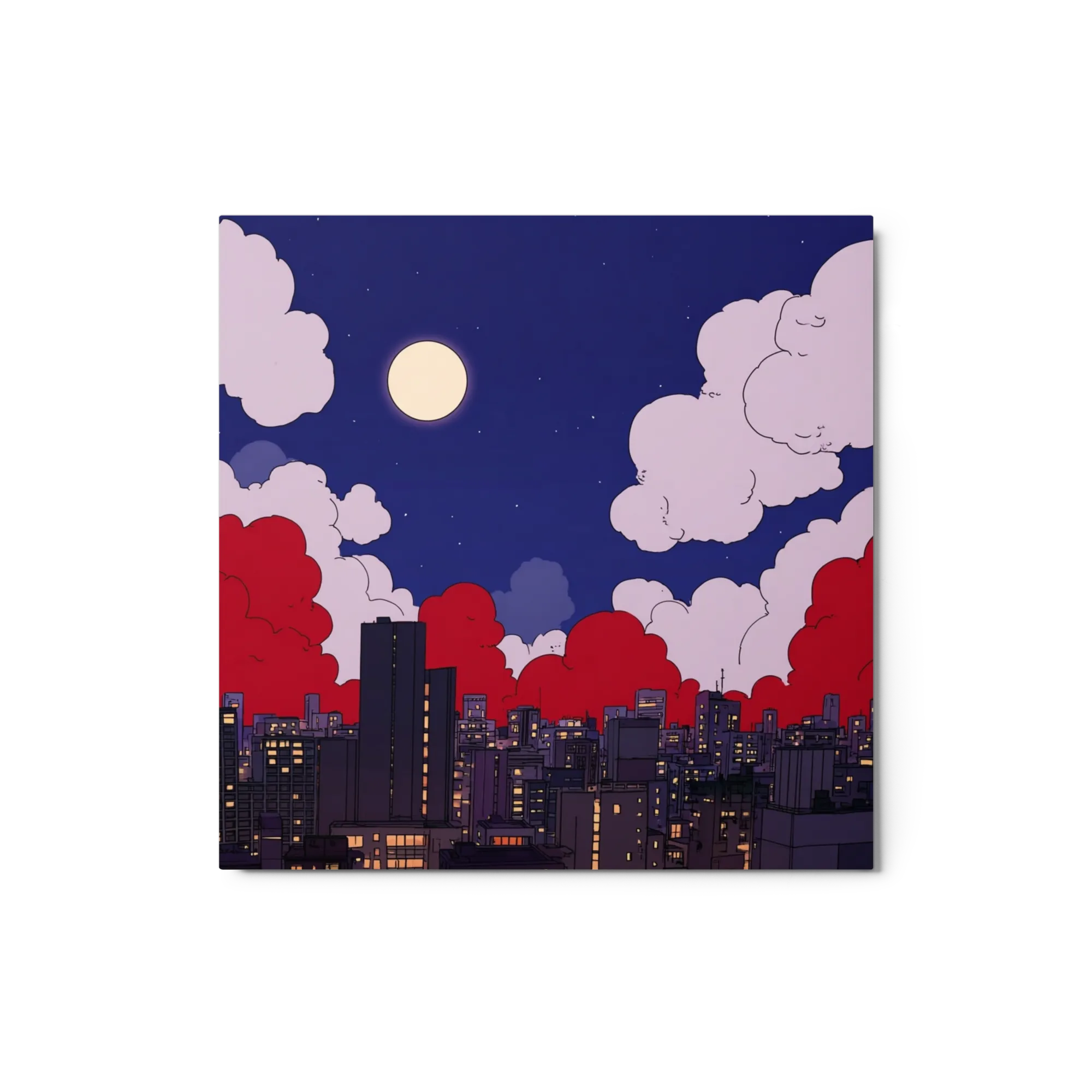 Red Clouds over Night City