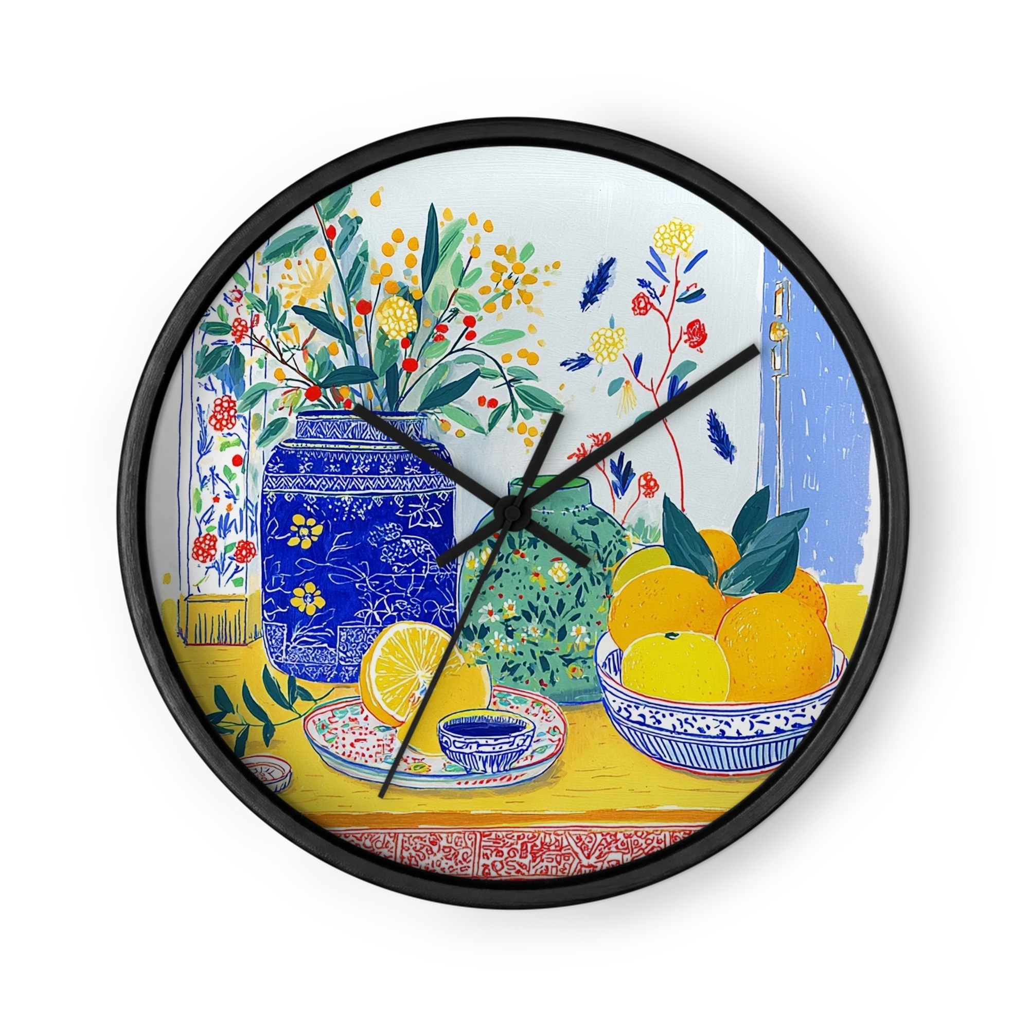 Citrus and Mimosa Still Life