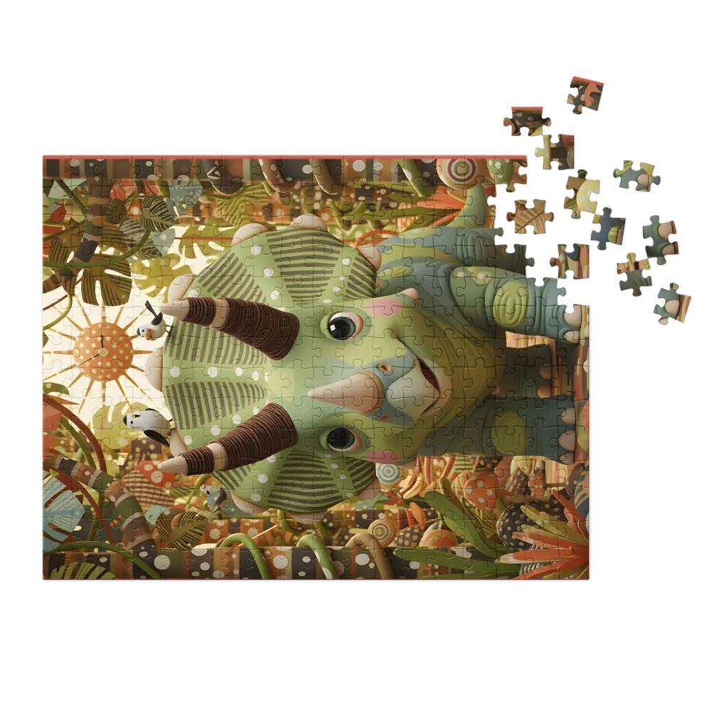 Playful Triceratops