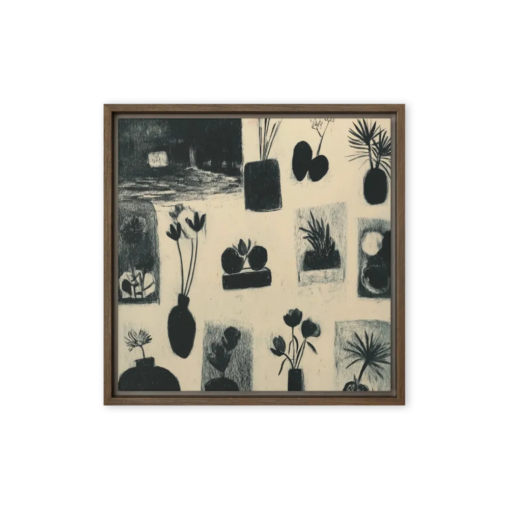 Botanical Silhouettes 
 Canvas | 12″x 12″