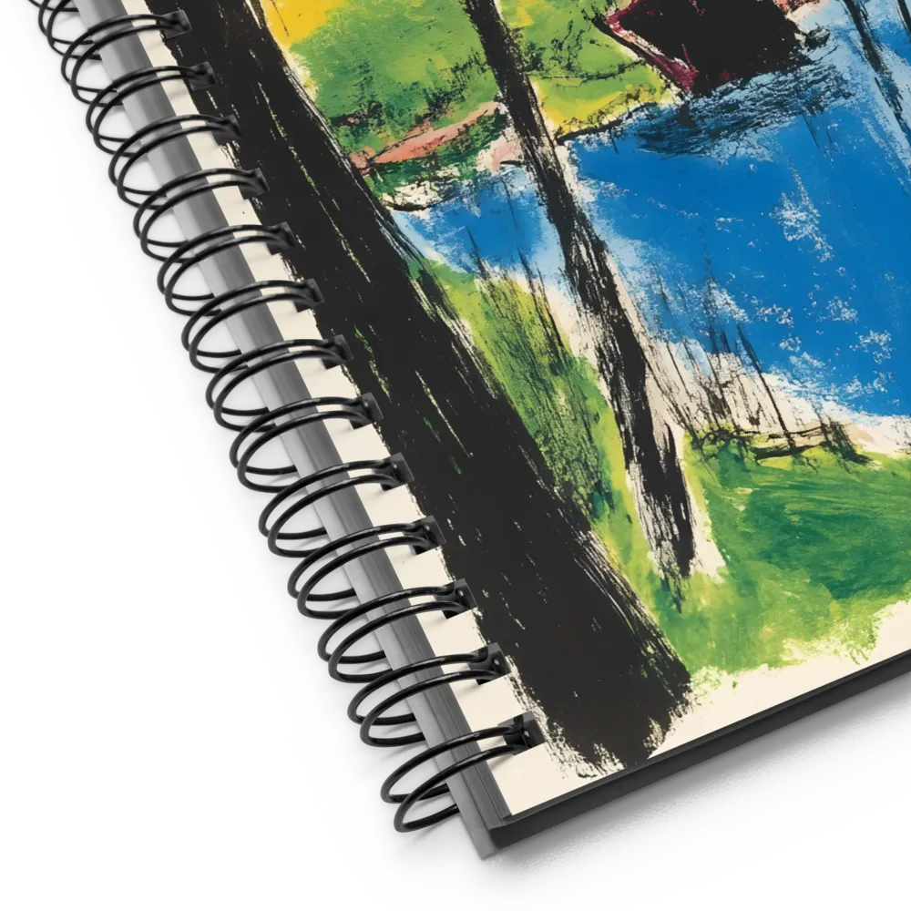 Fauvist Forest Reflection 
 Spiral Notebook | 140 pages