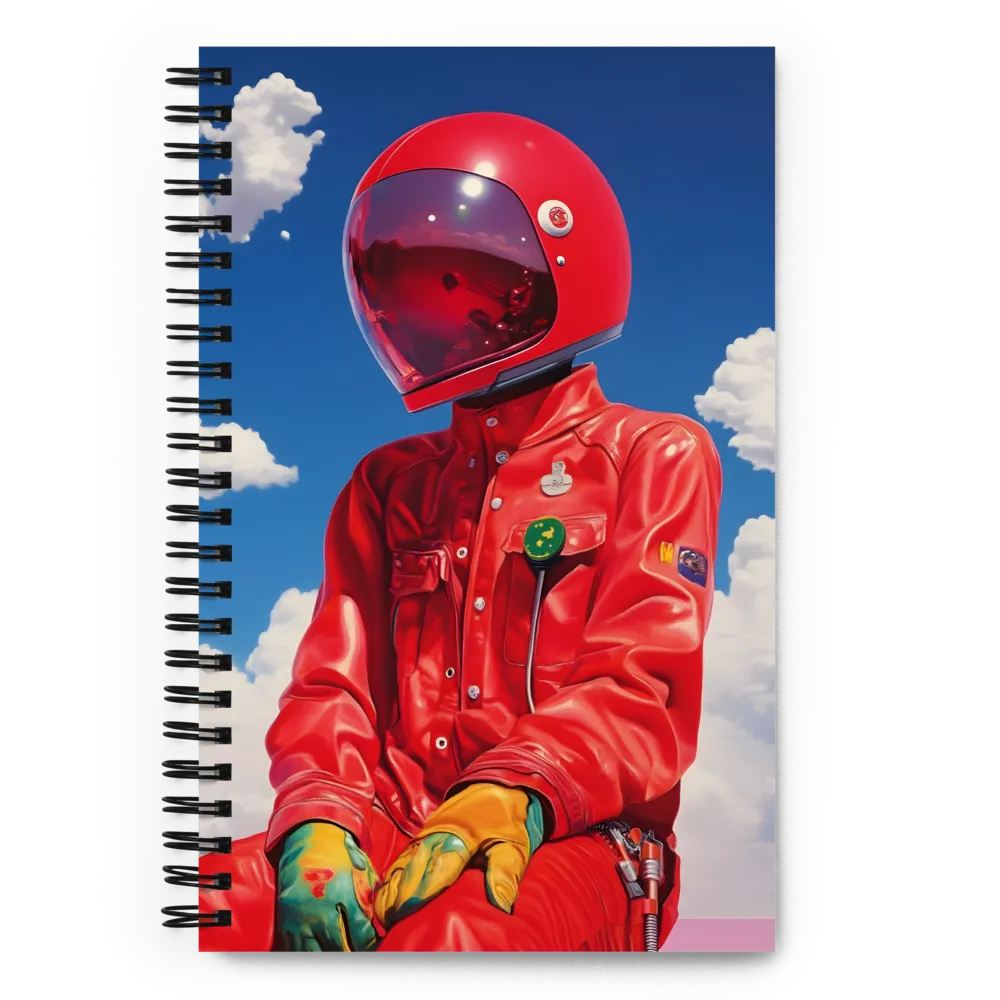 The Crimson Pilot 
 Spiral Notebook | 140 pages