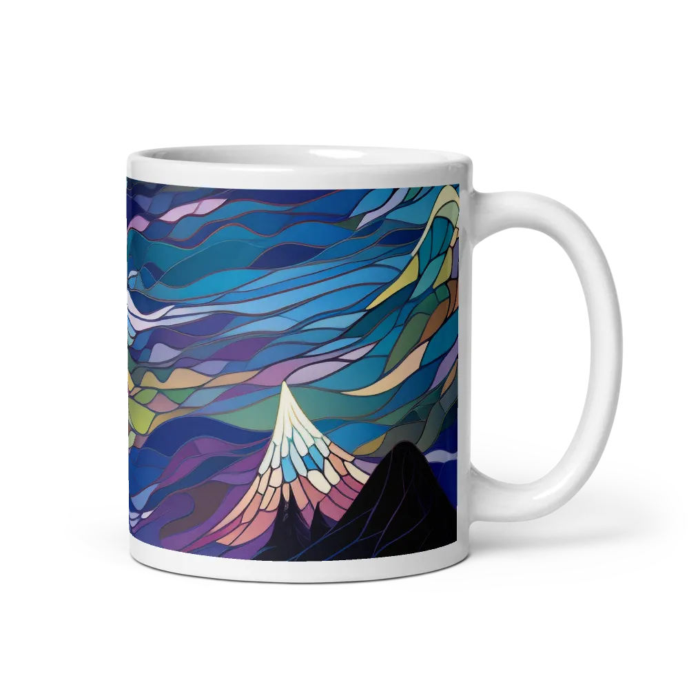 Twilight Peaks: An Abstract Mountain Landscape