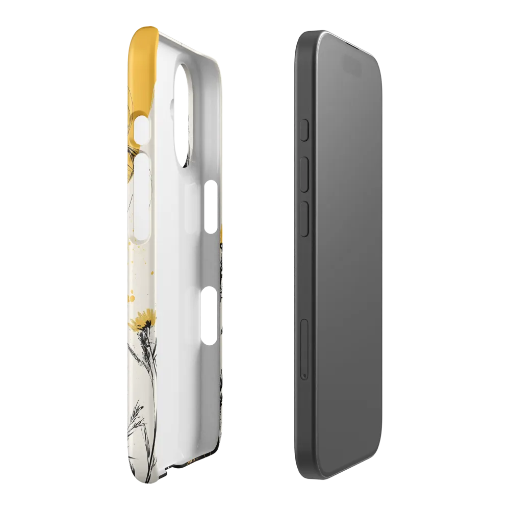 Serene Bloom Portrait 
 iPhone 15 Pro Max | Snap Case
