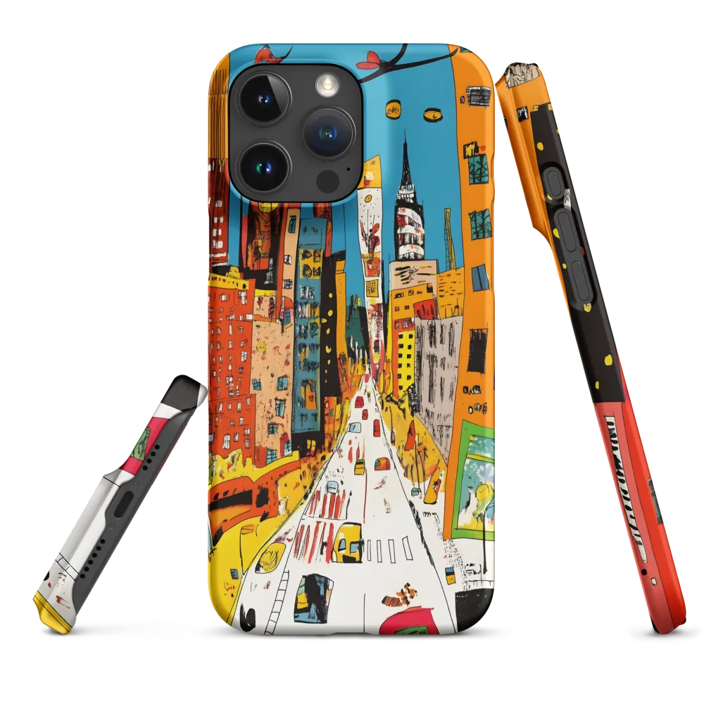 Colorful Cityscape Art | Phone Case