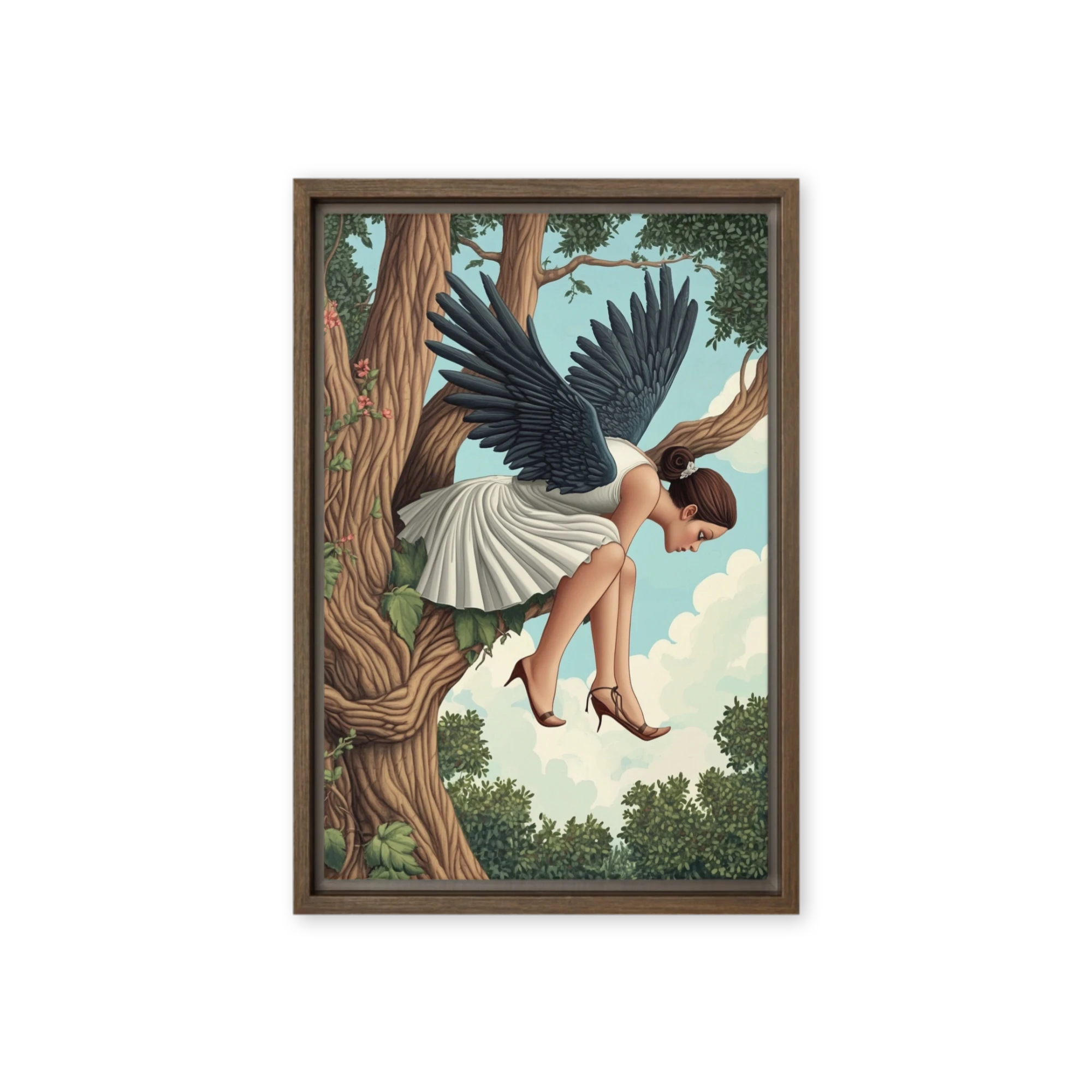 The Winged One's Perch | Art Print