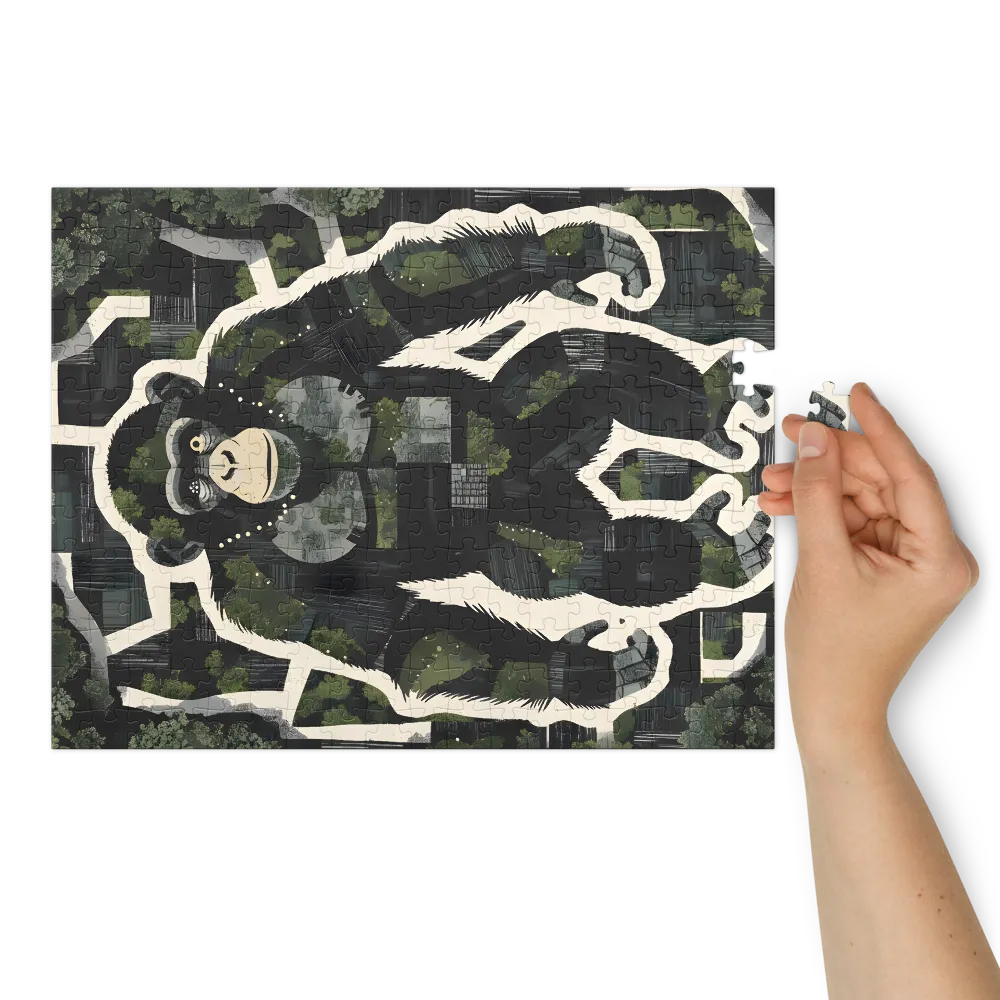 Patchwork Chimpanzee | Jigsaw Puzzles