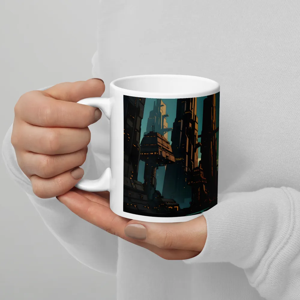 Neo-Canyon City 
 Mug with Red inside | 15 oz