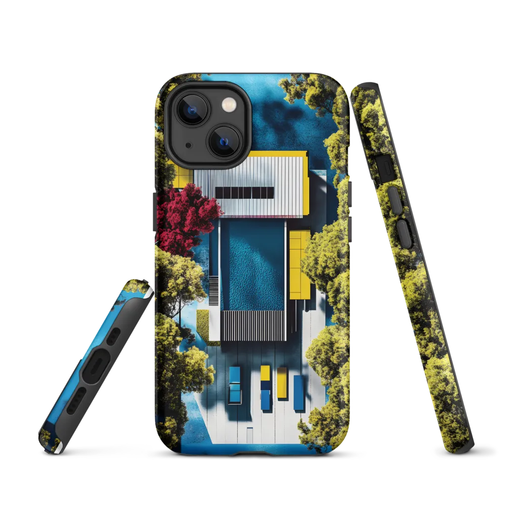 Modern Architectural Design in Serene Landscape | Phone Case