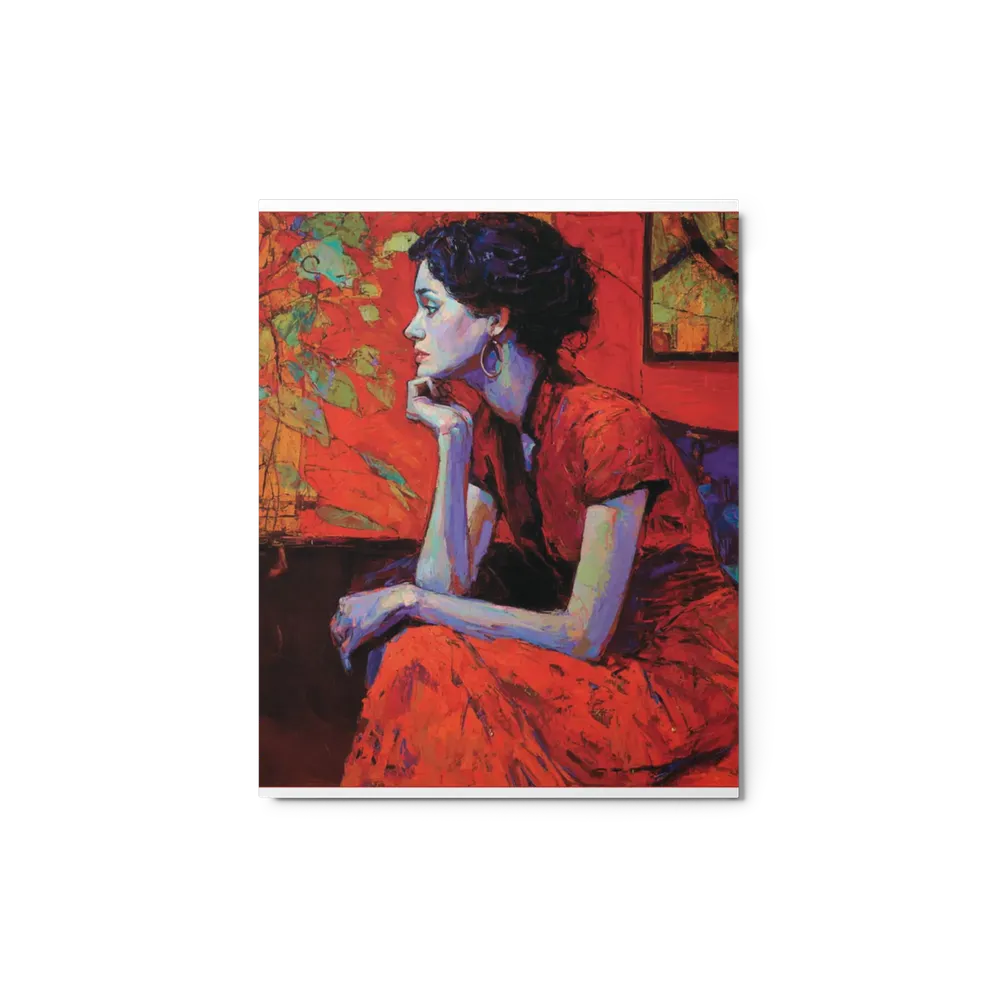 Contemplation in Red | Art Print