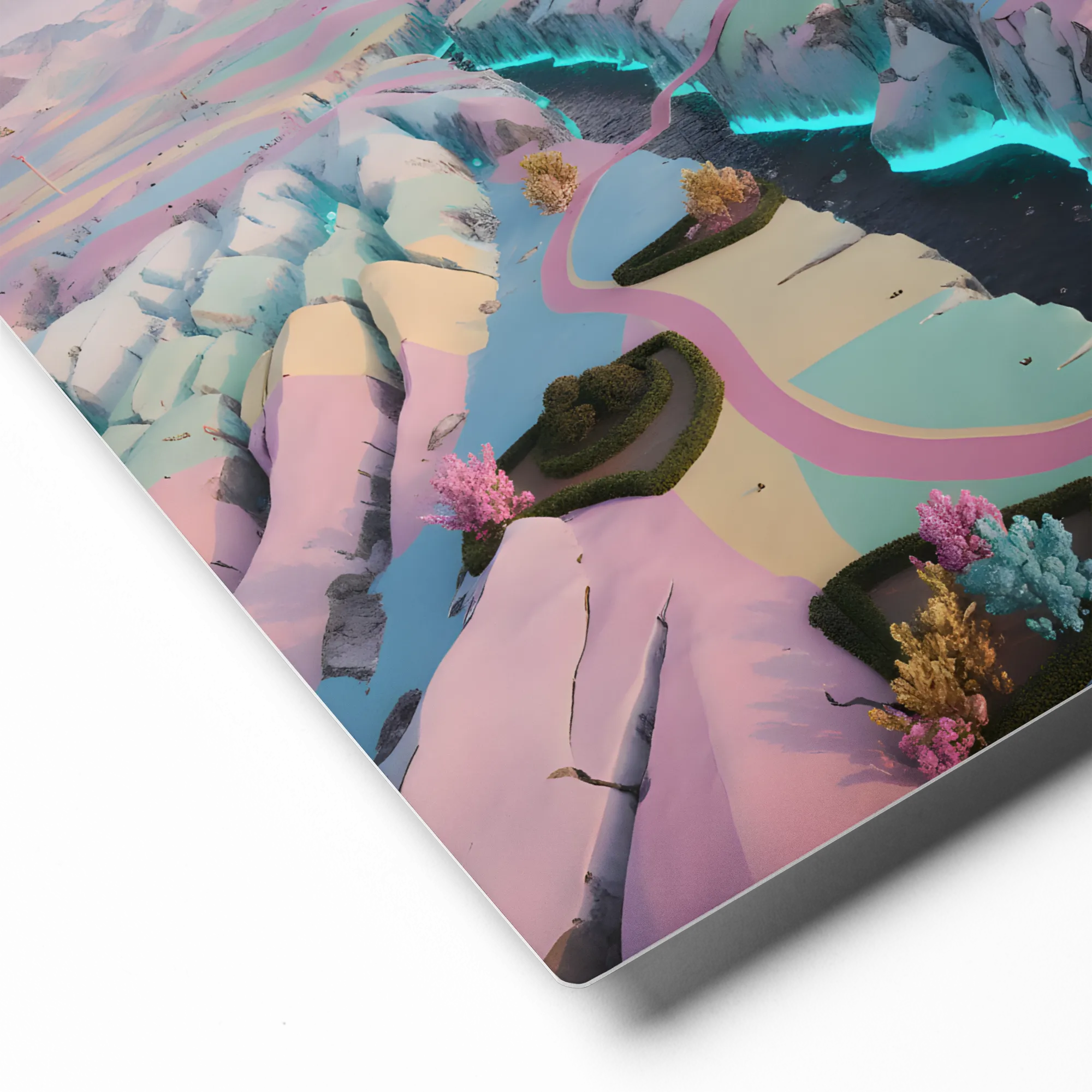 Luminous Pastel Valley | Art Print