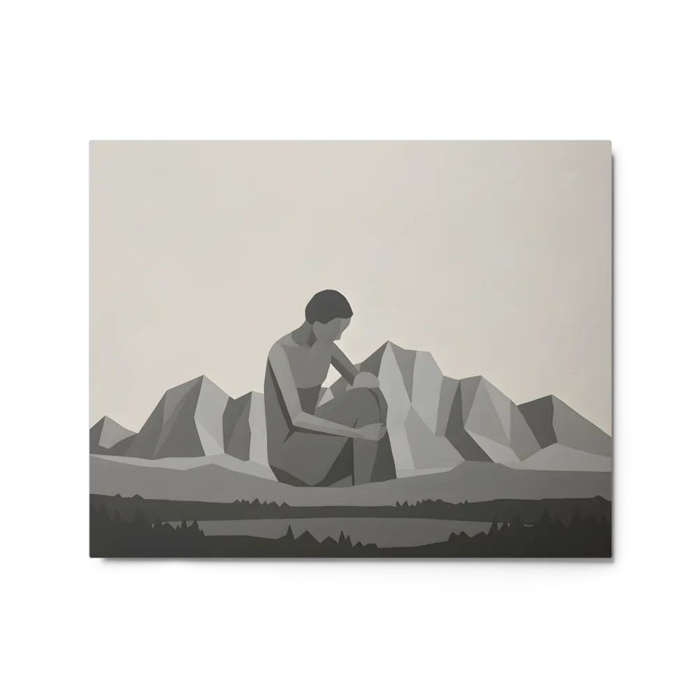 Solitude in Grayscale Peaks