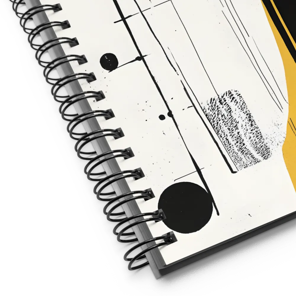 Modern Abstract Composition 
 Spiral Notebook | 140 pages