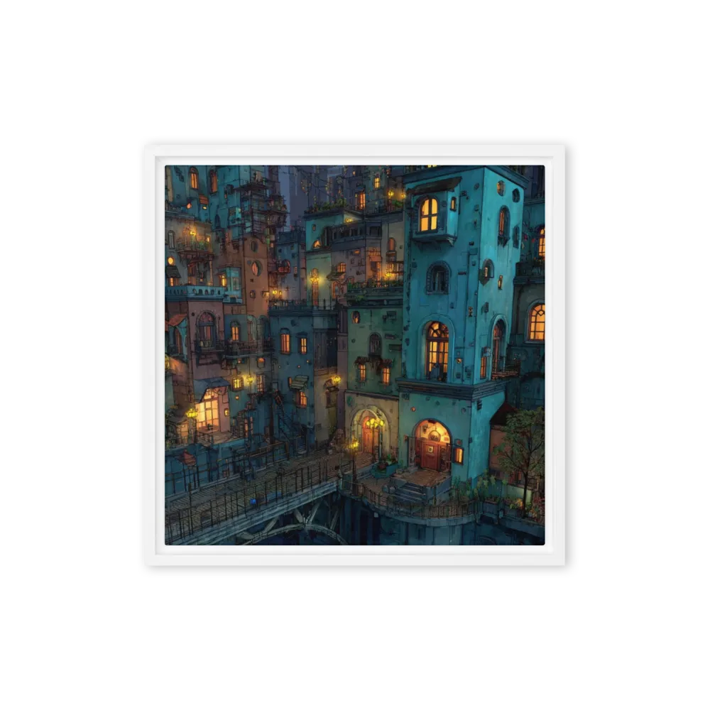 Twilight Haven 
 Poster with Red oak Frame | 12″x 12″