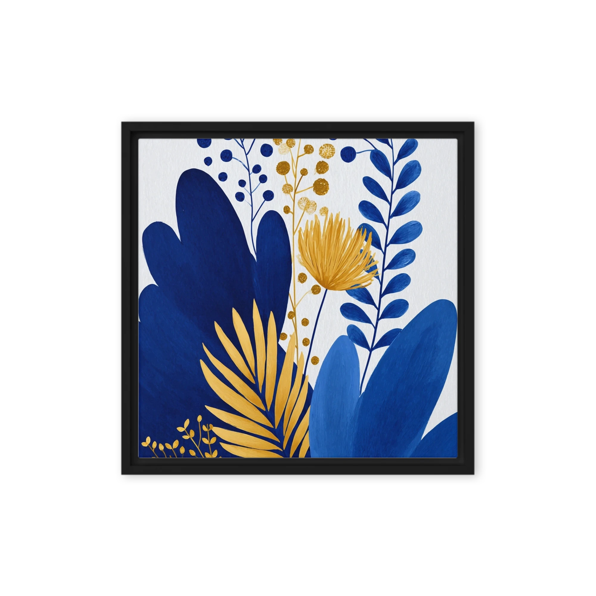 Golden Blue Flora