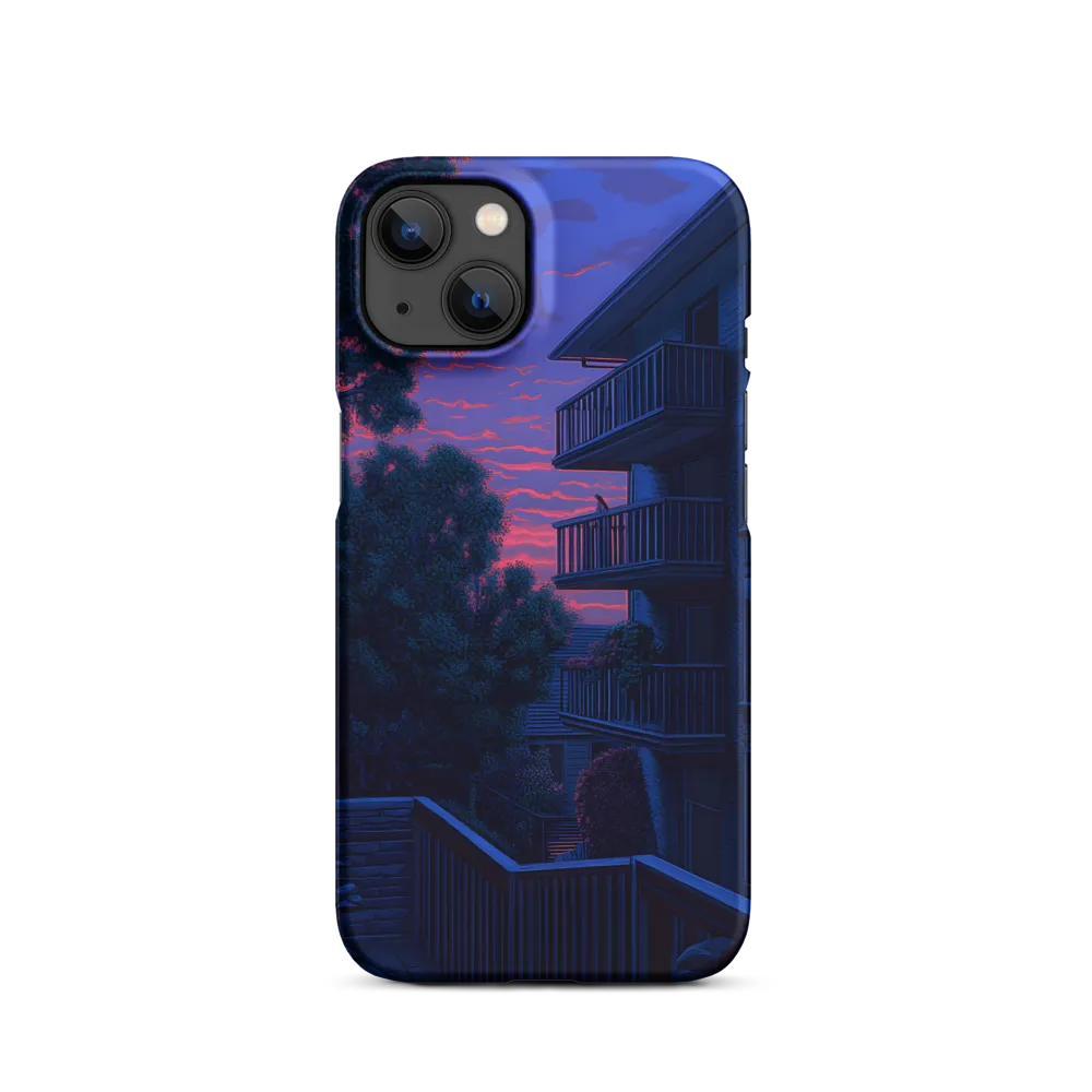 Surreal Sunset Apartment Scene | Phone Case