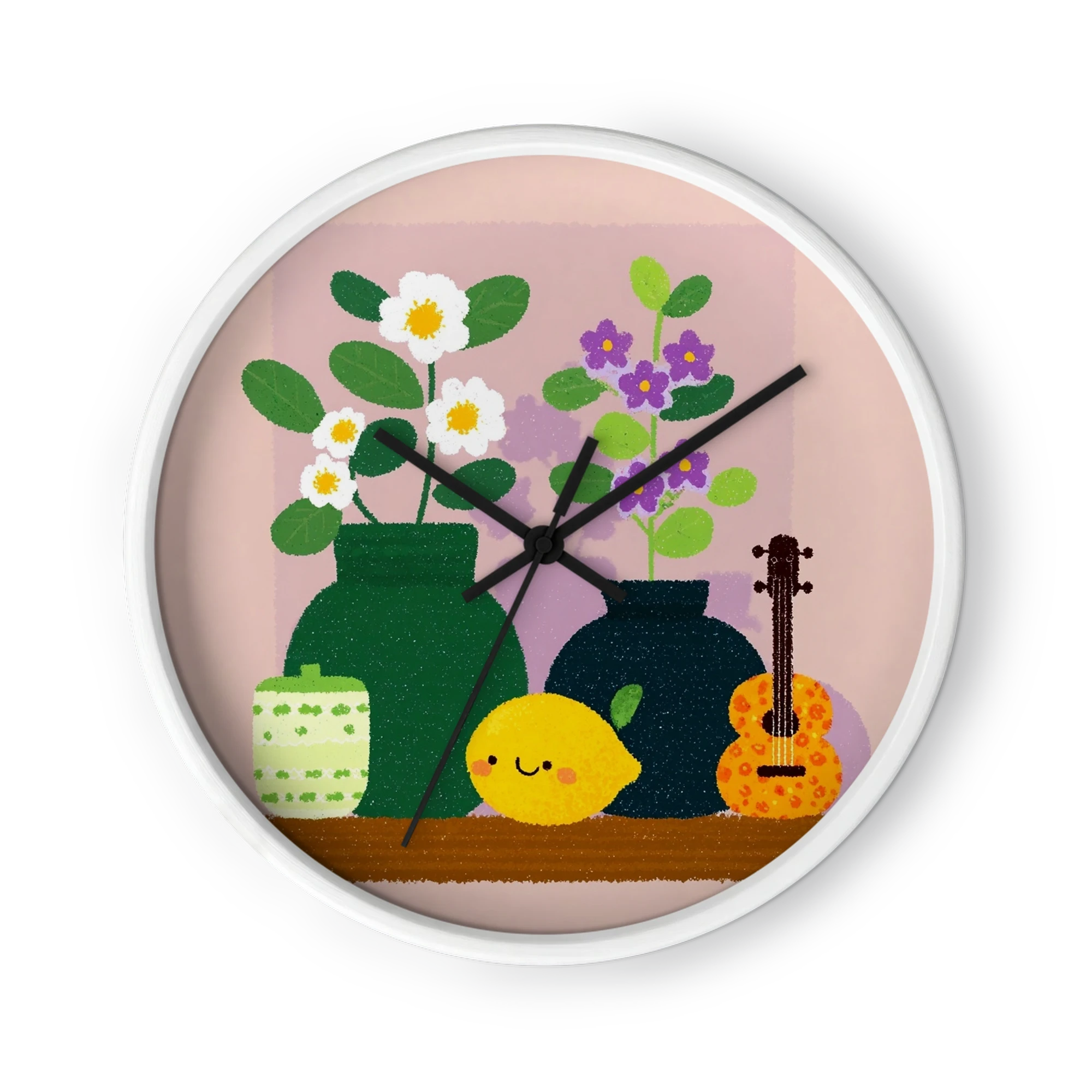 Lemon and Flowers Still Life