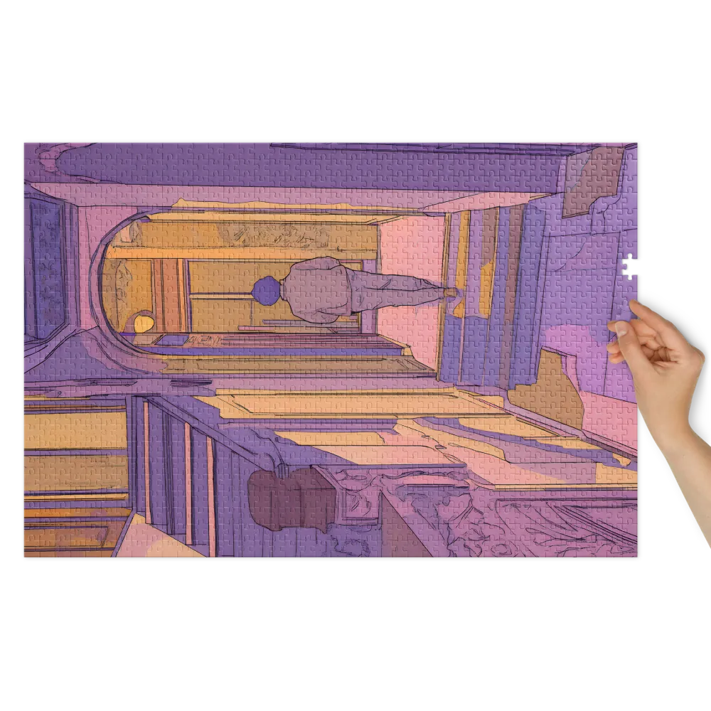 The Purple Corridor | Jigsaw Puzzles