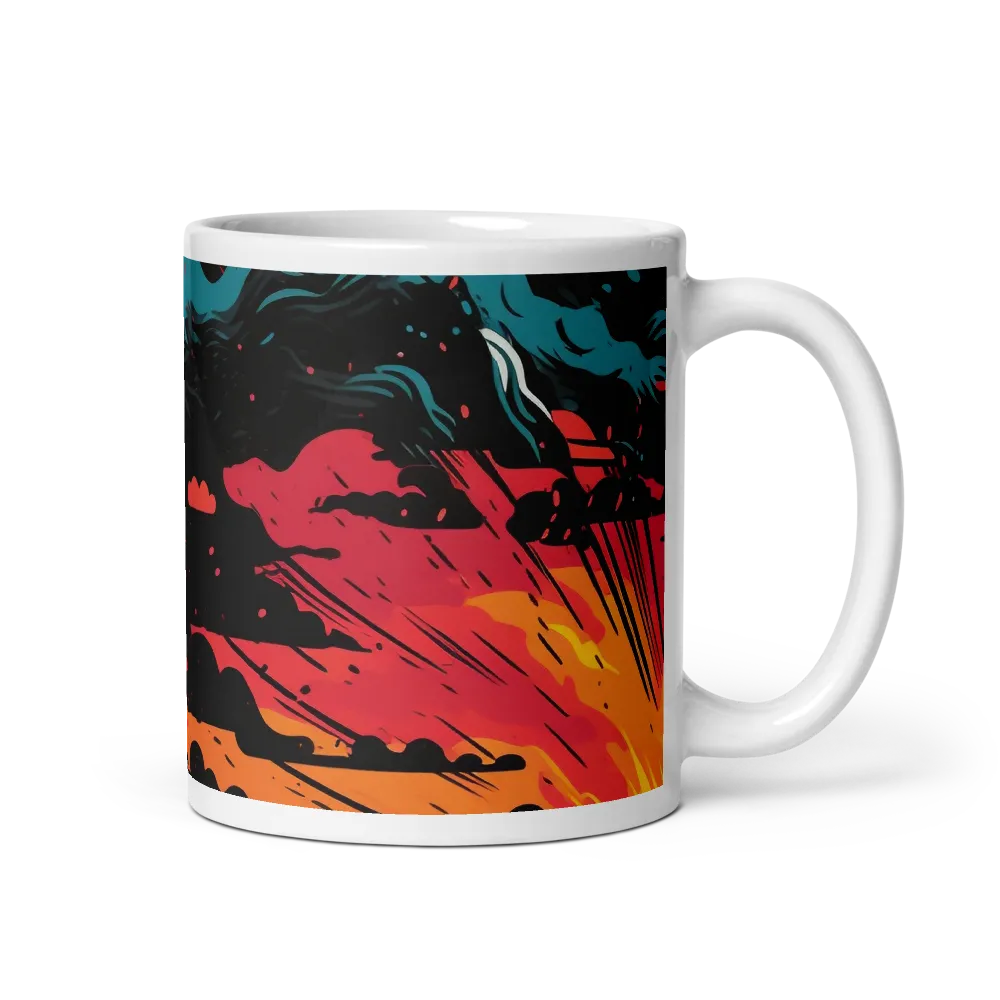 Ethereal Twilight: A Dramatic Landscape in Motion