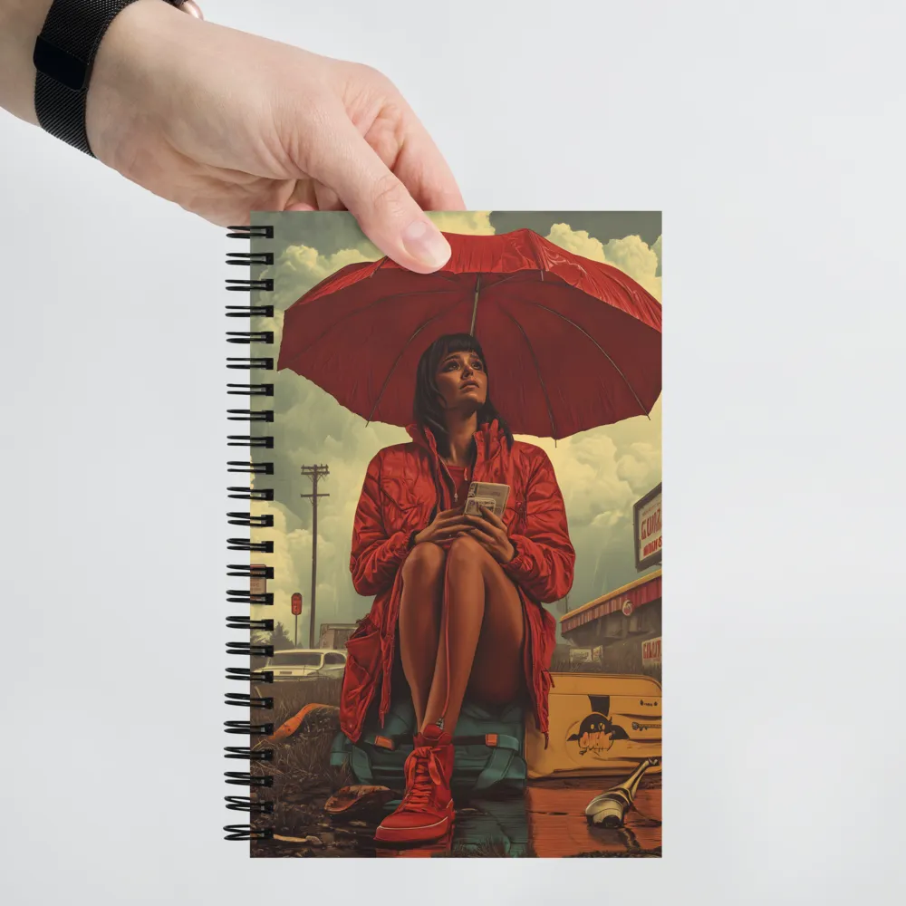 The Waiting Traveler 
 Spiral Notebook | 140 pages