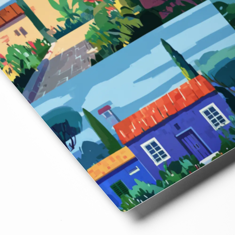 Mediterranean Coastal Villages 
 Canvas | 24″x 30″