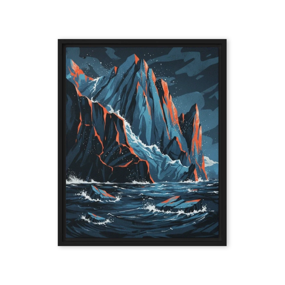 Midnight Cliffs | Art Print