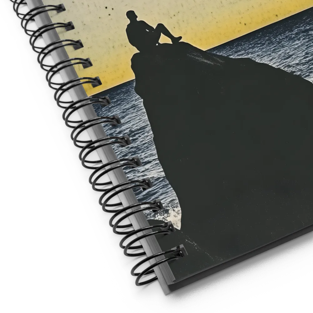 Oceanic Contemplation 
 Spiral Notebook | 140 pages