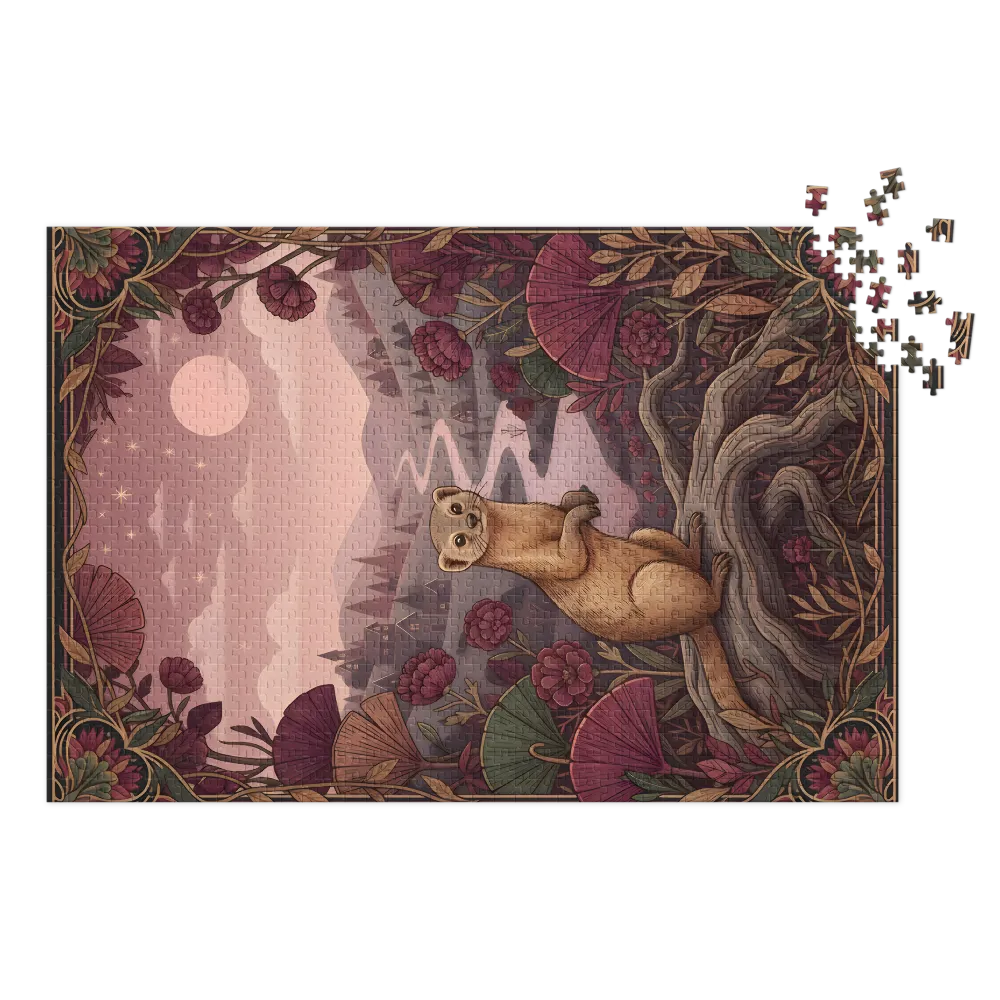 Moonlit Weasel