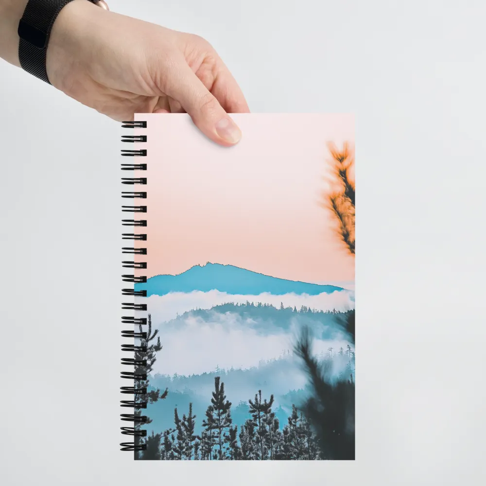 Hazy Mountain Serenity 
 Spiral Notebook | 140 pages