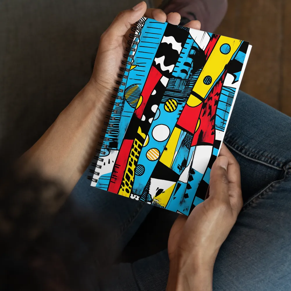 Dynamic Pop Abstraction 
 Spiral Notebook | 140 pages