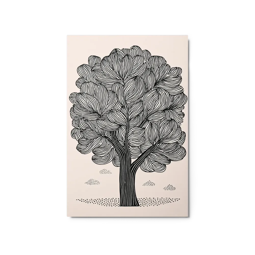 Wavy Line Tree | Art Print