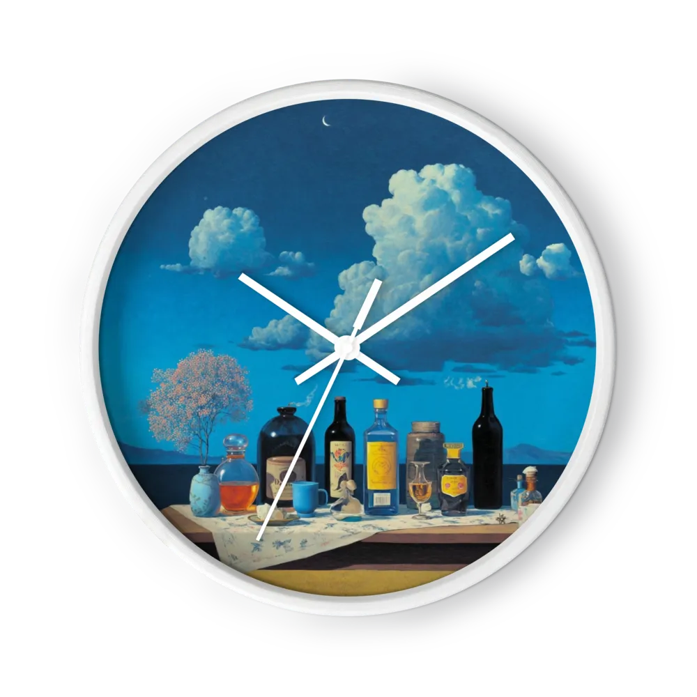 Still Life with Cloudscape | Wall Clock