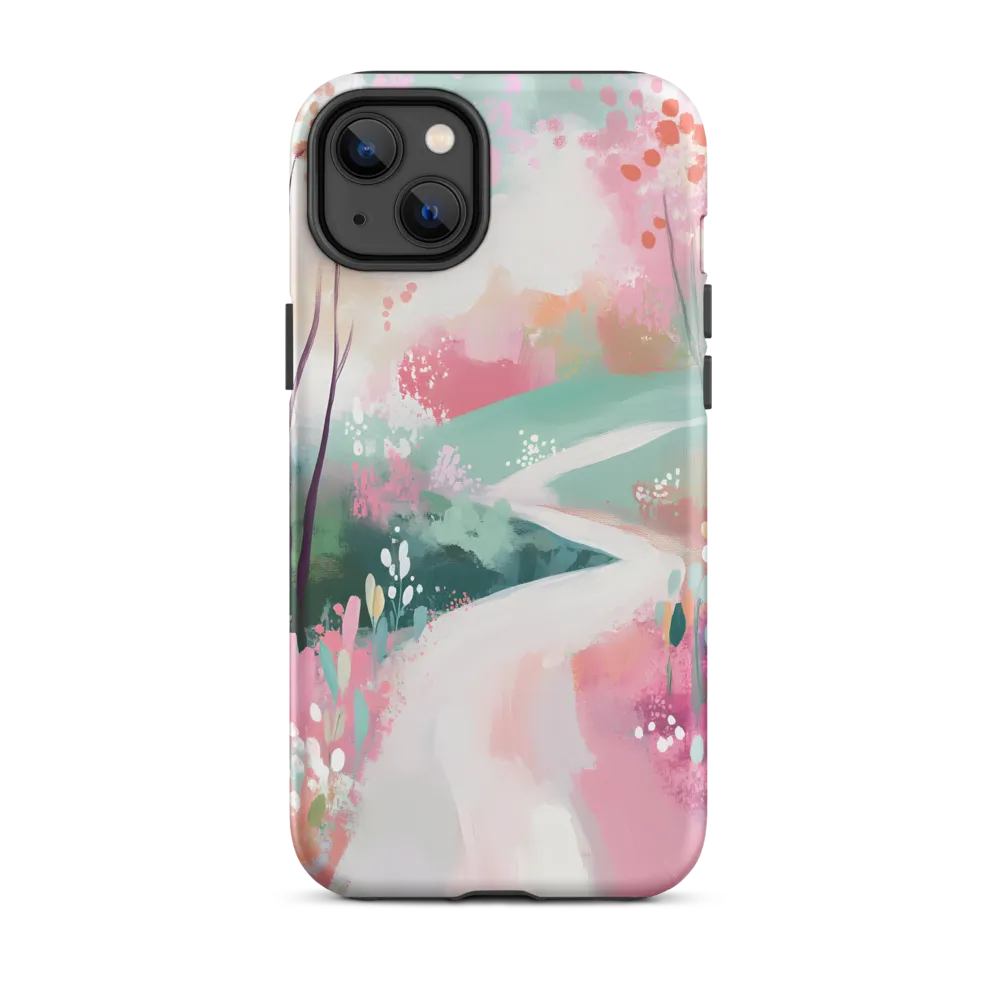 Winding Path in Abstract Landscape | Phone Case