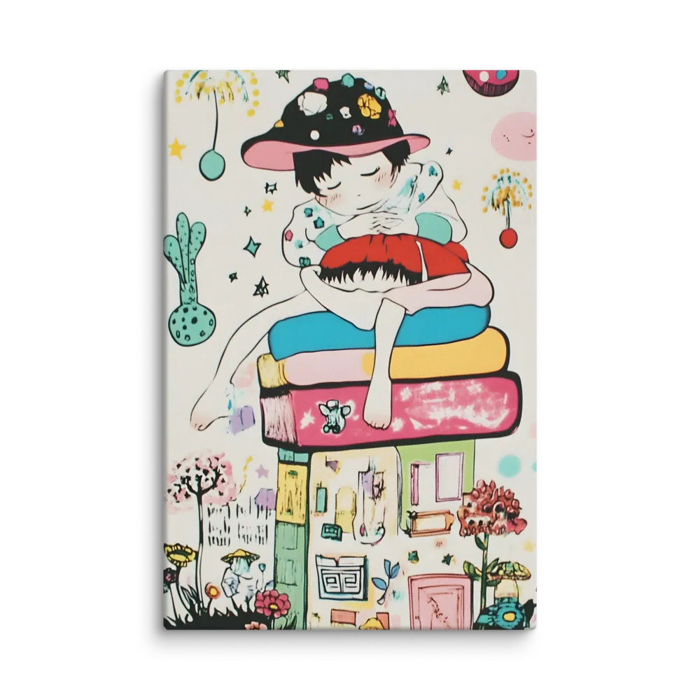 Dreamy Book House 
 Canvas | 32″x 48″