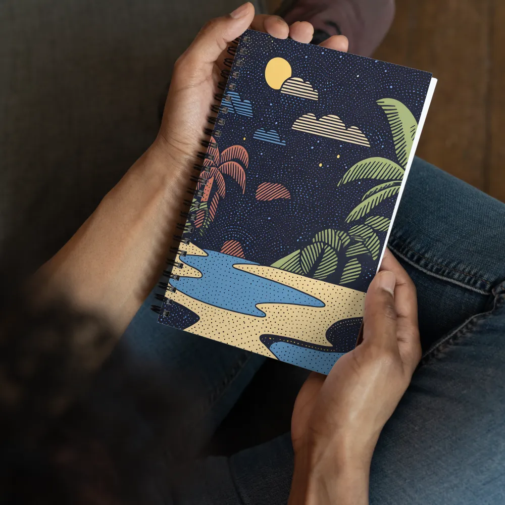 Nocturnal Oasis 
 Spiral Notebook | 140 pages