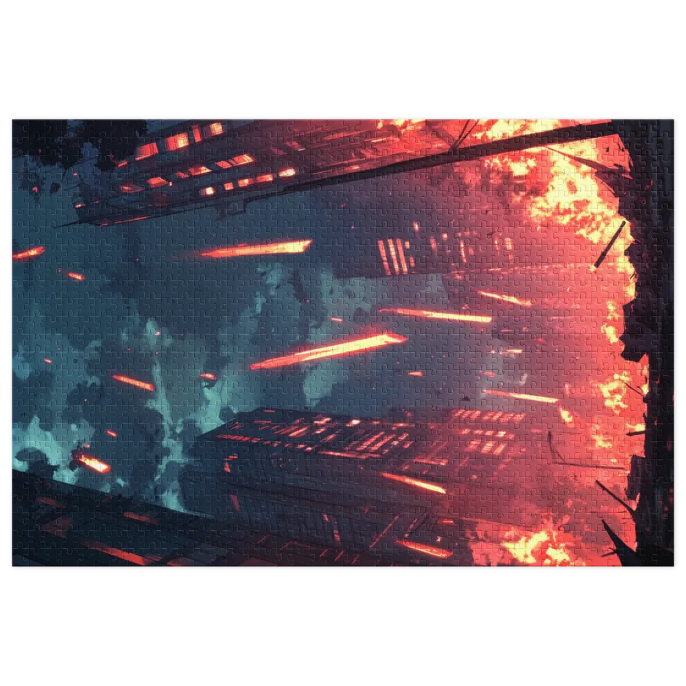 Urban Cataclysm 
 Jigsaw Puzzle in Tin Box