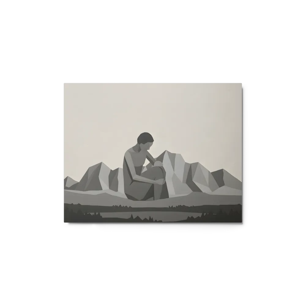 Solitude in Grayscale Peaks