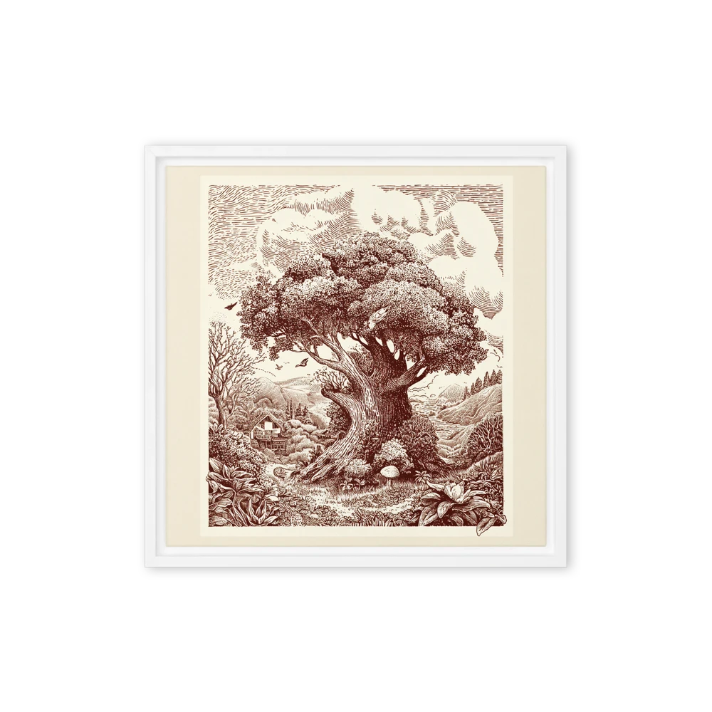 Ancient Tree Landscape | Art Print